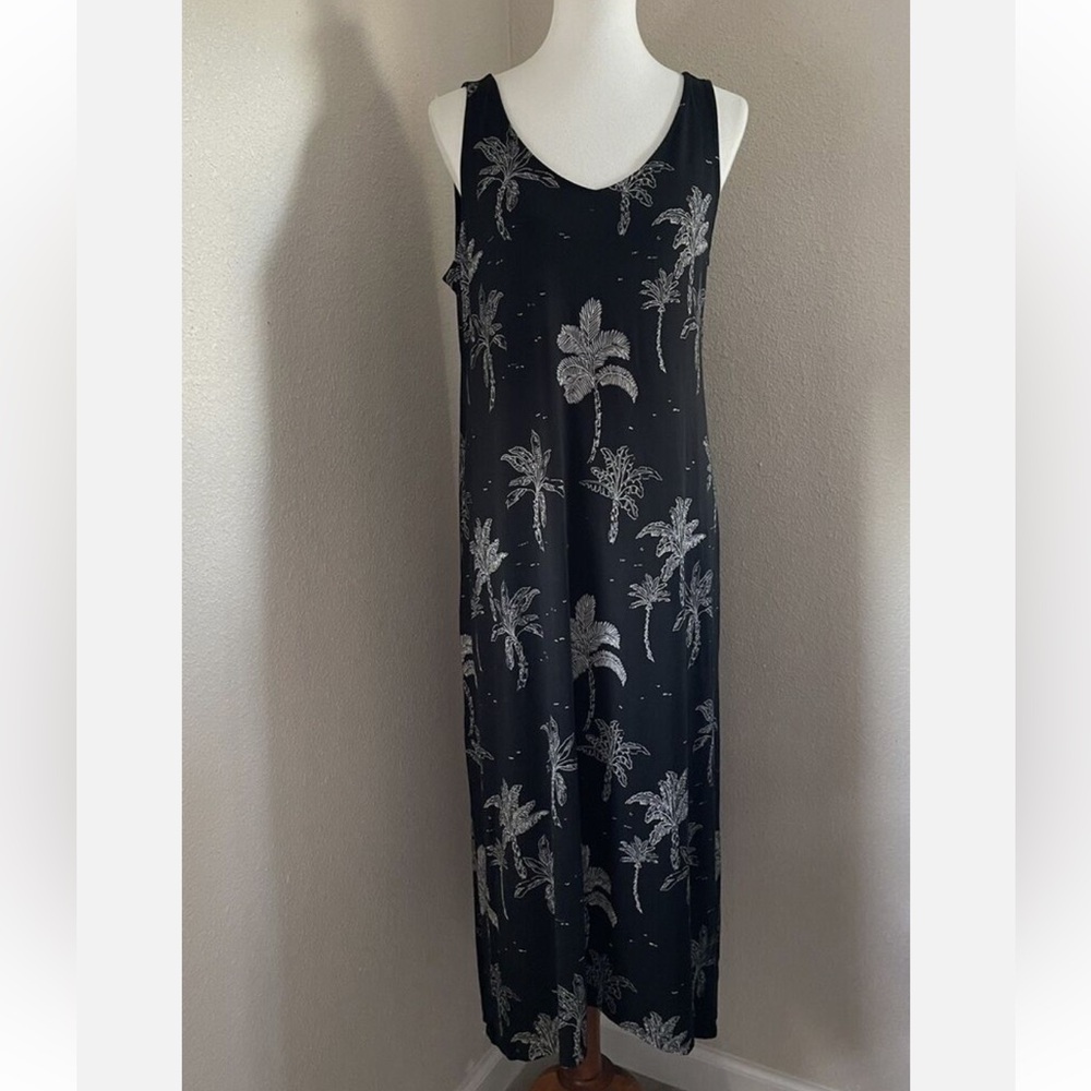 NEW J.Jill Palm Tree Summer Dress 2XL